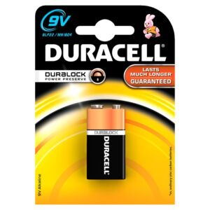 9 V Duracell Duralock leelispatarei