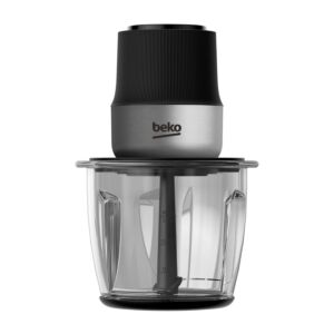 Beko mini chopper CHG81442BX, 1l, 400W, 3800 pööret minutis, 2 astet, 2 roostevabast terasest nuga, must/roostevaba teras