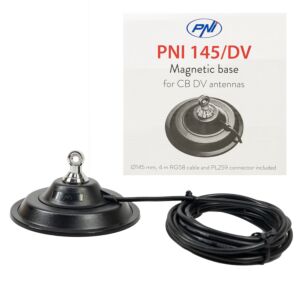 Magnetalus PNI 145/DV 145mm sisaldab 4 m kaablit ja pistikut PL259