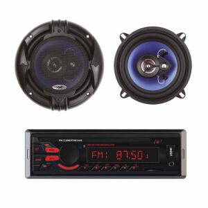 Raadiopakett MP3-autopleier PNI Clementine 8440 4x45w + koaksiaalkõlarid PNI HiFi650, 120W
