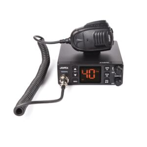CB raadiojaam JOPIX AT-606PRO ASQ, AM/FM, 4W, 12V-24V, PA, VOX, mürasummuti