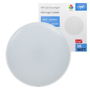 LED-laevalgusti PNI D-Light CL2436T Wi-Fi, Tuya, RGB