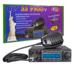 Amatöörraadiojaam CRT SS 9900V AM, FM, LSB, USB, CW 28-29.7Mhz, ASQ, DTMF, Roger Beep, 12V, CTCSS, DCS, programmeeritav