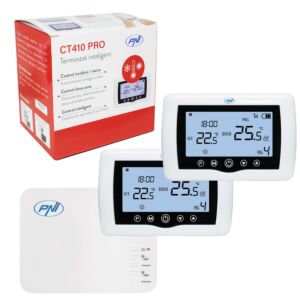 Nutikas termostaat PNI CT410 PRO juhtmevaba PNI CT410 PRO, WiFi, 2 tsooni juhtimine interneti kaudu, kütte, pumpade, elek