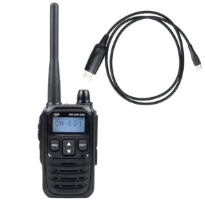 Pakett kaasaskantav raadiojaam PNI DMR R45 digitaalne ja analoog, 446MHz + arvuti programmeerimiskaabel