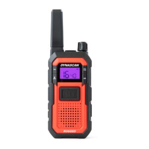 Dynascan RUGGED PMR kaasaskantav raadiojaam 446MHz, 0,5W, 16CH, IP67