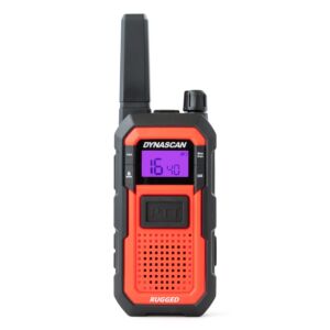 Dynascan RUGGED PMR kaasaskantav raadiojaam 446MHz, 0,5W, 16CH, IP67