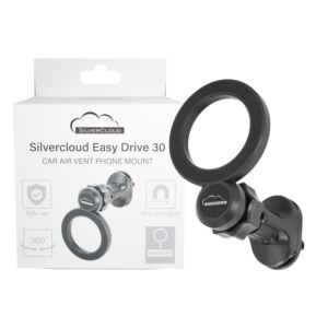 Silvercloud Easy Drive 30 Magsafe tüüpi magnetiline mobiiltelefoni hoidik, kinnitamine ventilatsioonivõre külge