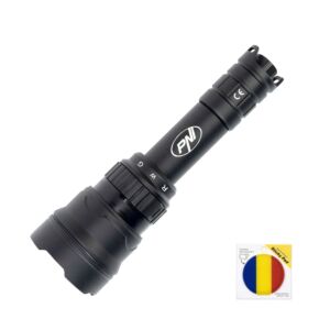 PNI Adventure F300 taskulampide komplekt 3-värvilise LED-iga, valge, punane, roheline, max. 10W, IPX6 + kleepuv lipp