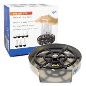 Klaasipesumasin PNI GW200 baarile, restoranile, köögile, kiirloputus ja -pesu, survejoa, jahuti