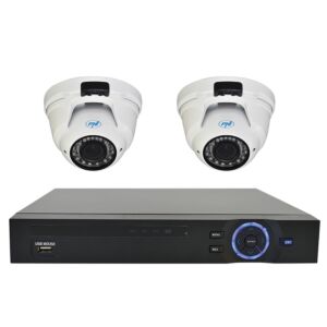 PNI maja videovalve komplekt - NVR 16CH 1080P ja 2 kaamerat IP2DOME 1080P varifocal