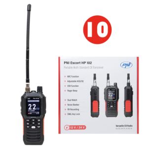 Karp 10 kaasaskantava CB-raadiojaamaga PNI Escort HP 102