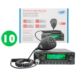 Bass 10 tk CB-raadiojaamaga PNI Escort High