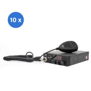 CB PNI raadiojaam HP 8024 Escort reguleeritava ASQ ja 12–24 V toiteallikaga