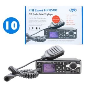 Bax 10 tk CB-raadiojaama ja MP3-mängijaga PNI