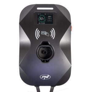 PNI KW11 laadimisjaam, 16A, 11KW, elektriautodele, 85V - 415V, kolmefaasiline, Type 2 kaabel ja 7-kontaktiline pistik