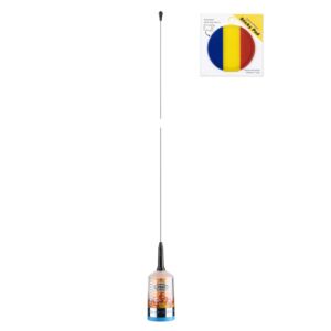 CB-antennipakett PNI TRUCKER 9000 PL LED-iga, pikkus 140 cm, 26-28MHz, 1000W, kleepuva lipukesega