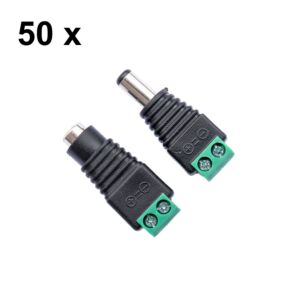 50bc PNI M02 emas-/isane toitepistikute komplekt valvesüsteemide jaoks