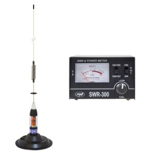 Antennipakett PNI ML70 CB, pikkus 70cm koos magnetiga + PNI SWR-300 peegeldusmõõtur