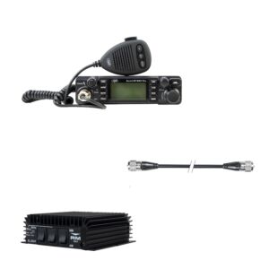 Pakett Raadiojaam CB PNI Escort HP 9001 PRO, ASQ + võimendi RX-TX KL203P, AM-FM-SSB, 100 W, 12 V ja kaabel PNI R50