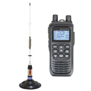 Kaasaskantav CB-raadiojaama komplekt PNI Escort HP 92 multistandard 4W, 12-24V AM-FM koos CB-antenniga PNI ML70 magnetiga