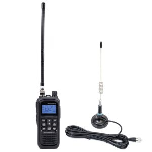PNI Escort HP 92 Multi Standard 4W, 12-24V AM-FM kaasaskantav CB raadiojaama pakett PNI ML29 CB antenniga magnetiga