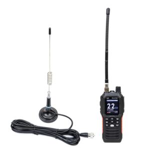 PNI Escort HP 102 Multi Standard kaasaskantav CB raadiojaama pakett, 4W, 12V-24V, AM-FM koos PNI ML29 CB antenniga magnetiga