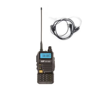 Komplektis kaasaskantav VHF/UHF raadiojaam CRT FP00 kahe sagedusribaga ja PNI HS84 peakomplekt