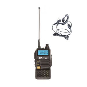 Pakett kaasaskantav VHF/UHF raadiojaam CRT FP00 kahe sagedusribaga ja PNI HS82 peakomplekt
