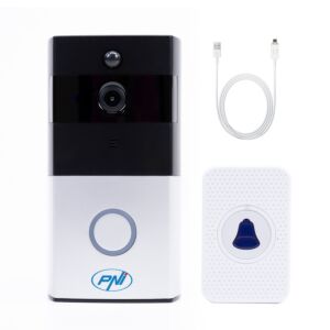 PNI SafeHome PT710B nutika videointercomi pakett WiFi HD, P2P ja USB 2.0 kuni Micro USB 1m kaabel
