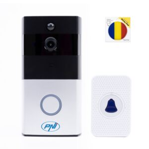 Nutika videointercomi pakett PNI SafeHome PT710B WiFi HD, P2P ja kleepuva lipukesega padi