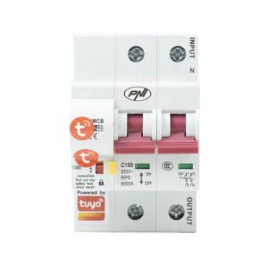 PNI SafeHome PT802P WiFi nutikas automaatkaitse, 2P, 100A, Interneti-juhtimine, Tuya Smart mobiilirakendus,