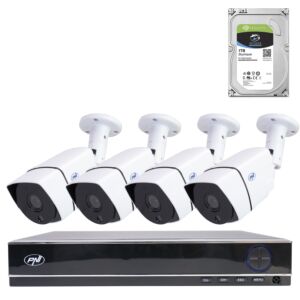 AHD PNI House PTZ1300 Full HD videovalve komplekti pakett - NVR ja 4 välikaamerat 2MP full HD 1080P koos HDD 1Tb sh