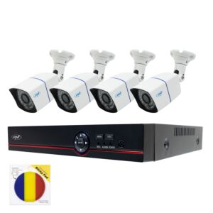 AHD PNI House PTZ1500 5MP DVR videovalvekomplekt - 4 kaamerat ja kleepuv lipp