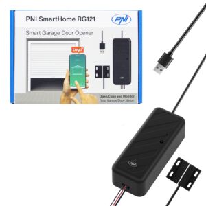 PNI SmartHome RG121 intelligentne Wi-Fi-ga relee garaažiukse/värava avamise juhtimiseks, ühildub Tuya rakendusega, 