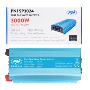 Pingemuundur PNI SP3024 24V toiteallikas 230V väljund 3000W puhas siinuslaine