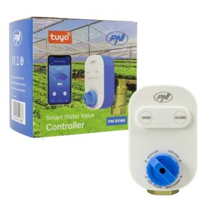 PNI SV160 nutikas veekraan Wi-Fi-ga, DN20, 3/4", juhtimine Tuya Smart rakendusest, ühilduv Amazoniga