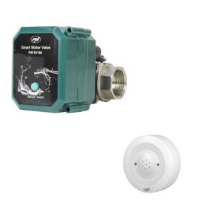 Anti Flood Kit Smart Water Valve PNI SV180 Wi-Fi ühenduvus + Smart Flood Detector PNI Safe H