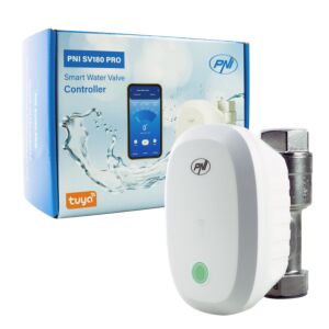 PNI SV180 PRO nutikas veeklapp, Wi-Fi ühenduvus, IP65, DN20, 3/4 Tuya rakendus, Amazon Al ühilduv