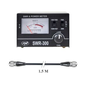 PNI SWR-300 PWR-SWR arvesti reflektomeetri pakett SWR mõõtmiseks ja PNI R150 ühenduskaabel