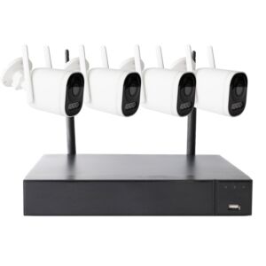 Videovalvekomplekt PNI House WiFi662 NVR ja 4 välist juhtmevaba 2MP kaamerat