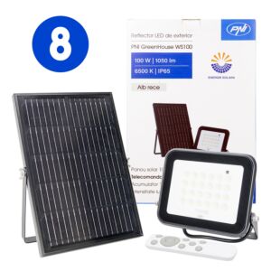 Bax 8 tk LED-reflektoriga PNI GreenHouse WS100