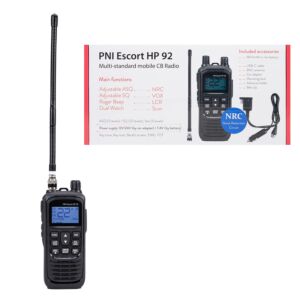 Kaasaskantav CB-raadiojaam PNI Escort HP 92 ilma laadijata, mitme standardiga, 4W, AM-FM, NRC, kahekordne jälgimine, Roger Beep, ASQ