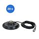 20-osalise magnetilise alusega PNI 145/PL 145mm karp sisaldab 4m kaablit ja PL259 pistikut