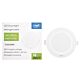 LED prožektor PNI D-Light CL2518 18W, süvistatav, ümmargune, 220,7*28,9mm, 6400K, 230V toiteallikas, 1980 lm, valge