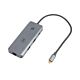 PNI MP15S USB-C kuni HDMI multipordiadapter, 2 x USB 3.0, SD/TF, RJ45, USB-C PD