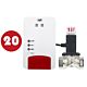 Bax 20-osalise komplektiga PNI Safe House Dual Gas 250
