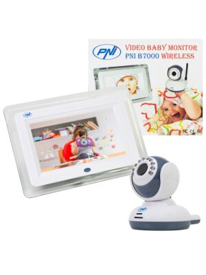 Video Baby Monitor PNI B7000 7-tolline traadita ekraan