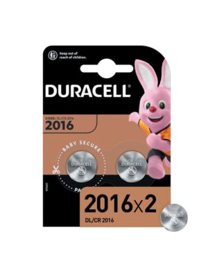 Duracelli spetsiaalsed liitium CR2016N patareid, 2 tk