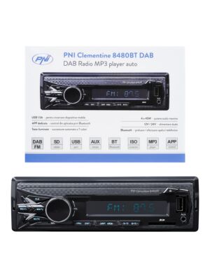 DAB-raadio MP3-mängija automaatne PNI Clementine 8480BT